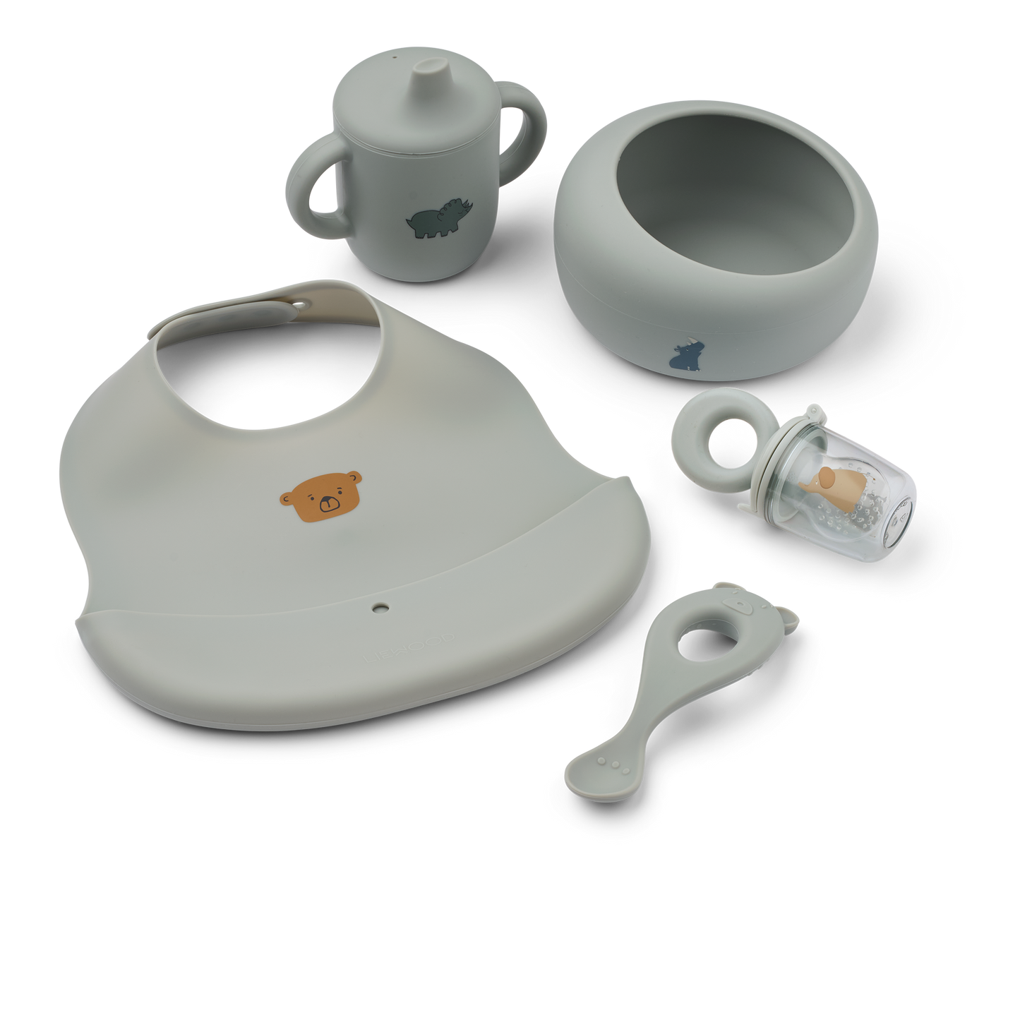 Liewood Mileah Baby-Geschirr-Set – Dove blue