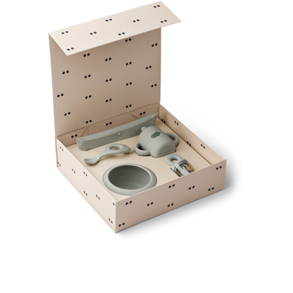 Liewood Mileah Baby-Geschirr-Set – Dove blue