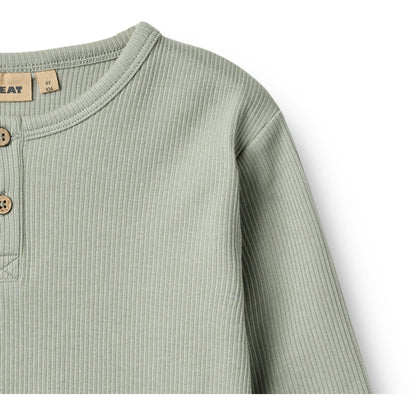 Wheat Langarmshirt Morris "Morning Mist"