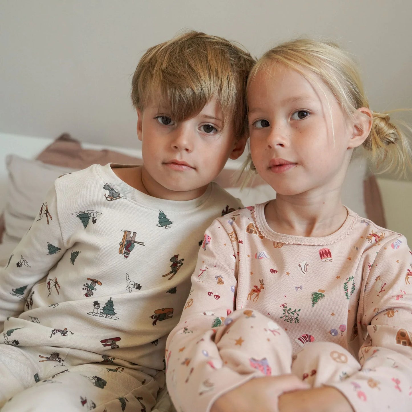 Wheat Nightwear Milan "Offwhite Winterland"