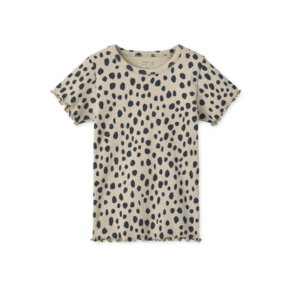 Liewood Rib T-Shirt Nieve Leo Mist