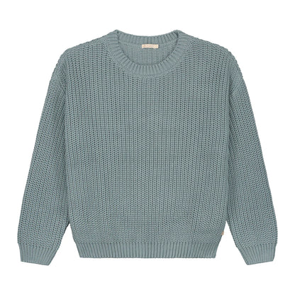 Yuki Chunky Knitted Sweater für Damen - Ocean