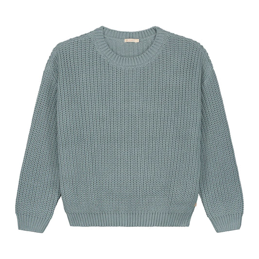 Yuki Chunky Knitted Sweater für Damen - Ocean