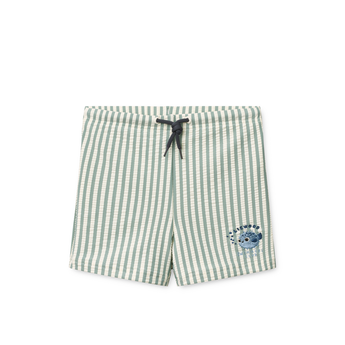 Liewood Seersucker Badehose Otto "Peppermint - Creme de la Creme"