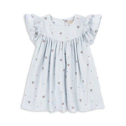 Konges Sløjd Dress Coco "Cherry Blue Coeur"