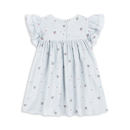 Konges Sløjd Dress Coco "Cherry Blue Coeur"
