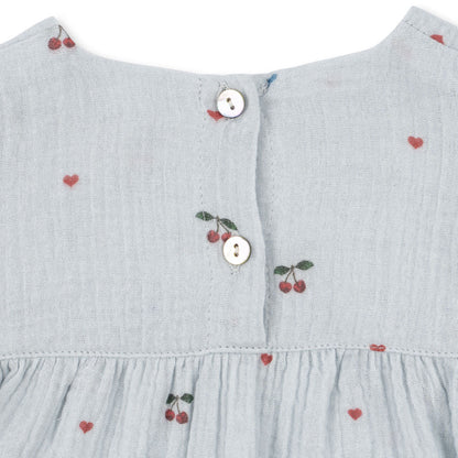 Konges Sløjd Romper Coco "Cherry Coeur" - luftig leichter Sommer-Strampler