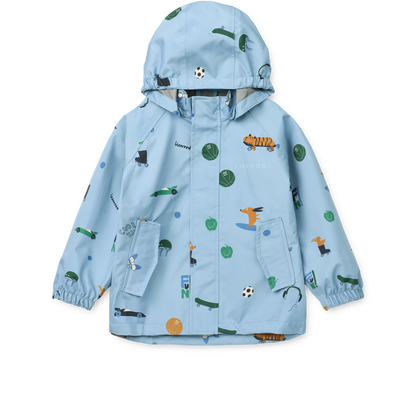 Liewood Regenbekleidungsset Pedia "Fun / Beach blue"