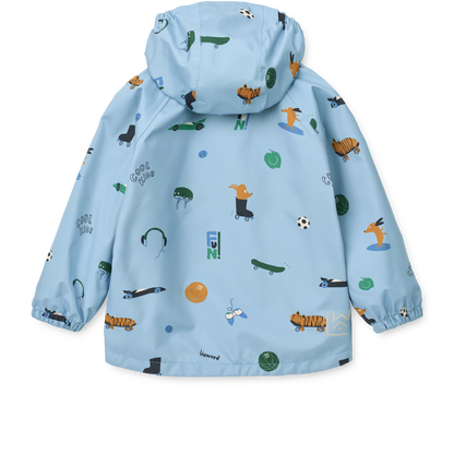 Liewood Regenbekleidungsset Pedia "Fun / Beach blue"
