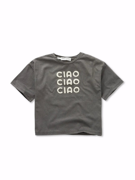 Sproet & Sprout T-Shirt Ciao "Washed Black"