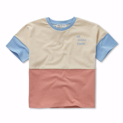 Sproet & Sprout T-Shirt "Colourblock – Sesame"