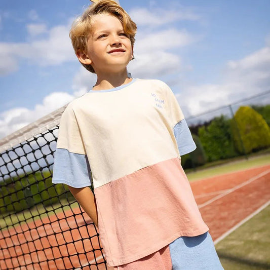 Sproet & Sprout T-Shirt "Colourblock – Sesame"