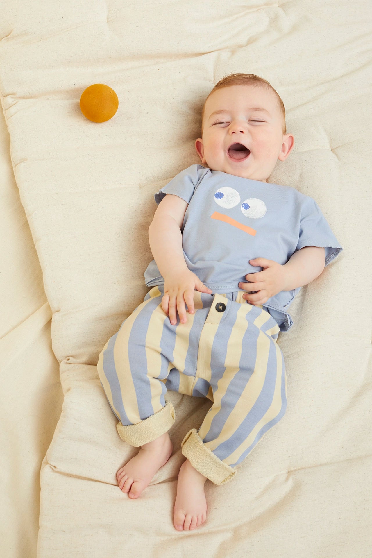 Sproet & Sprout Baby T-Shirt Smiley