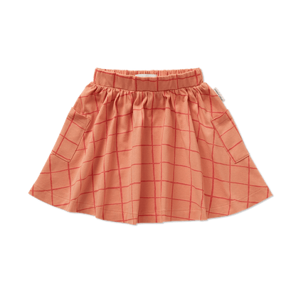 Sproet & Sprout Skirt Pockets Check Print