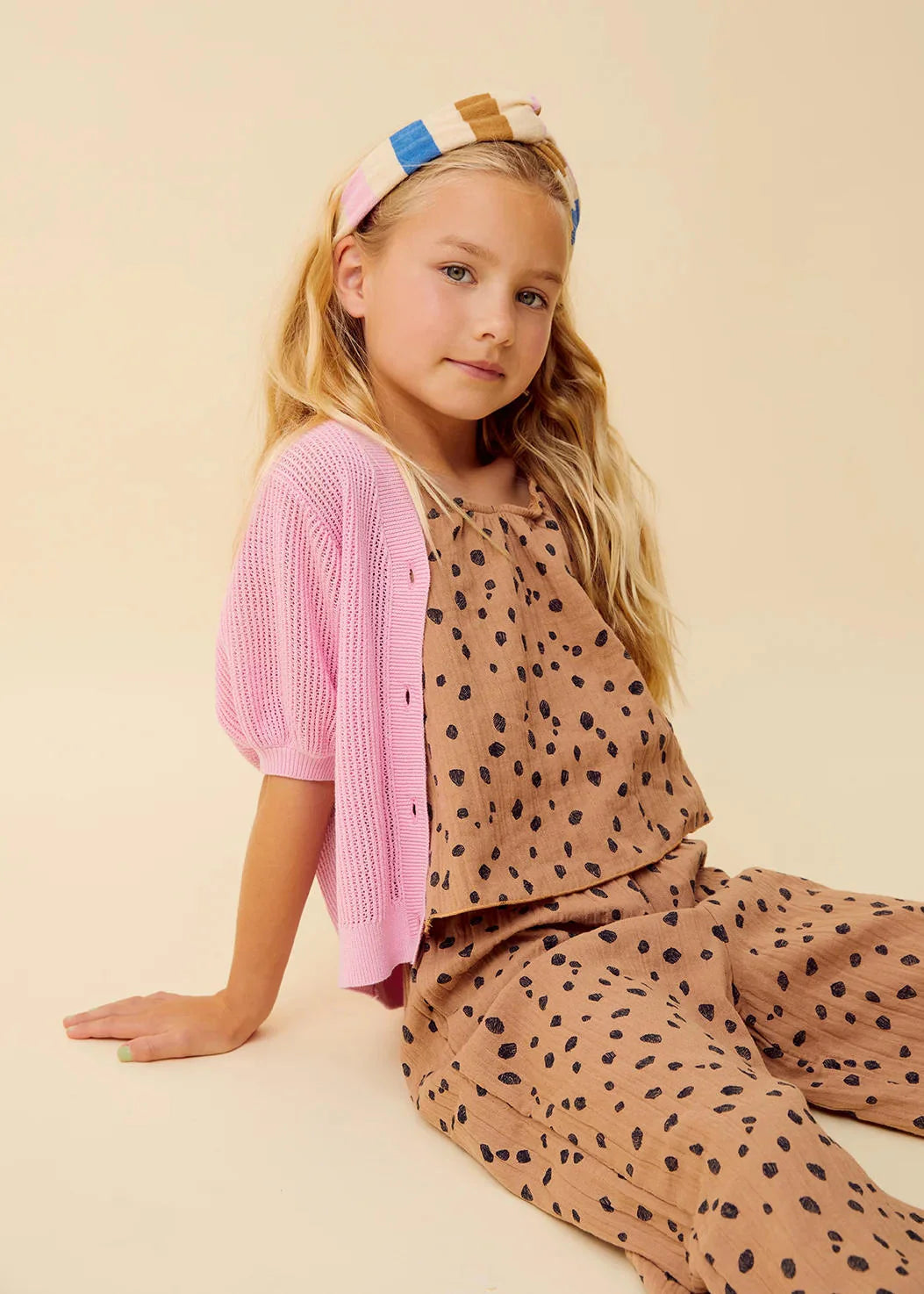 Sproet & Sprout Muslin Jumpsuit "Animal Print"