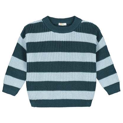 Yuki Strickpullover "Blue Bird"
