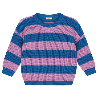 Yuki Chunky Knitted Sweater - Cotton Candy