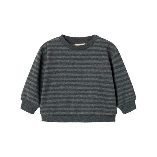 MarMar Baby Modal-Sweater Tammas B "Forest Stripes"