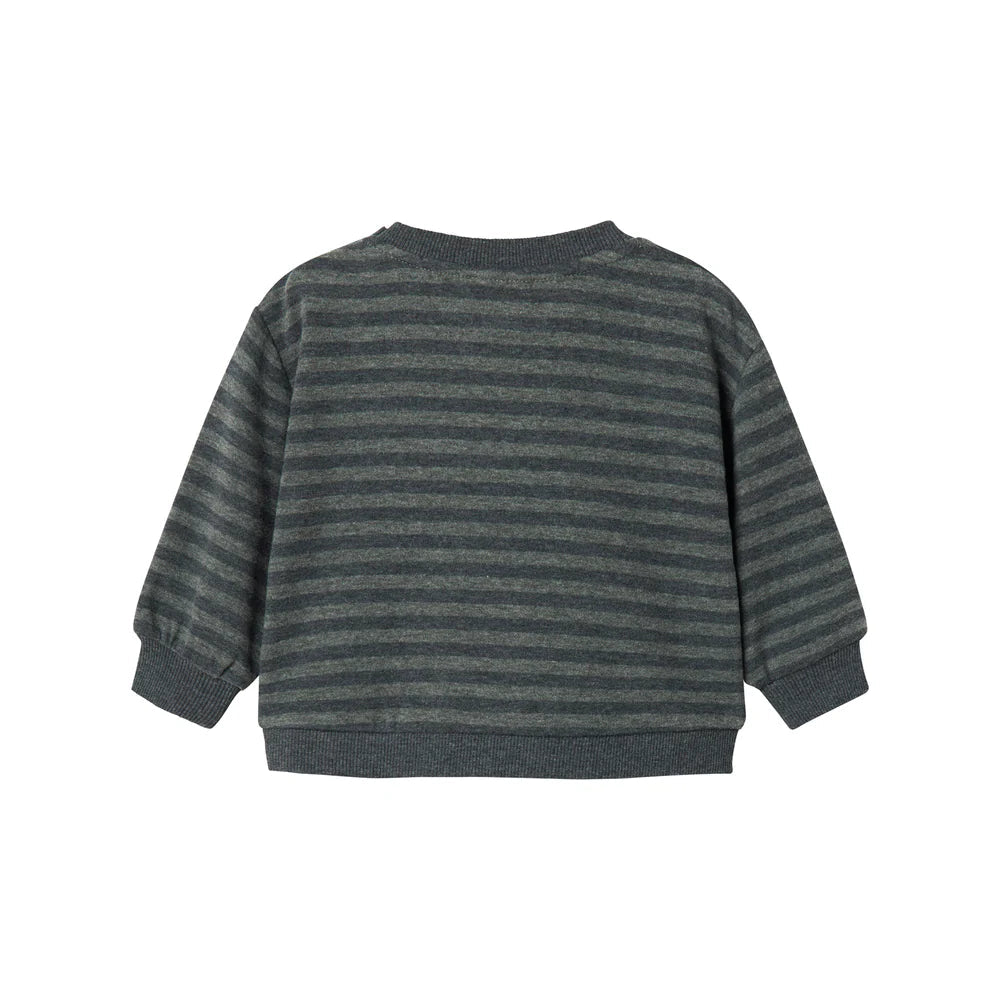 MarMar Baby Modal-Sweater Tammas B "Forest Stripes"