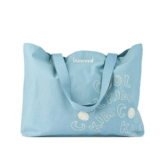 Liewood Große Tote Bag "Cool Kids Beach Blue"