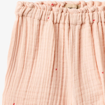 Wheat leichte Musselinhose Petrine "Powder Hearts"