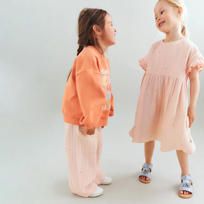 Wheat Leichte Musselinhose Sasha "Powder Hearts"