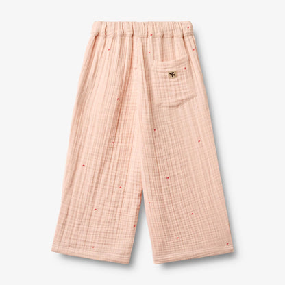 Wheat Leichte Musselinhose Sasha "Powder Hearts"