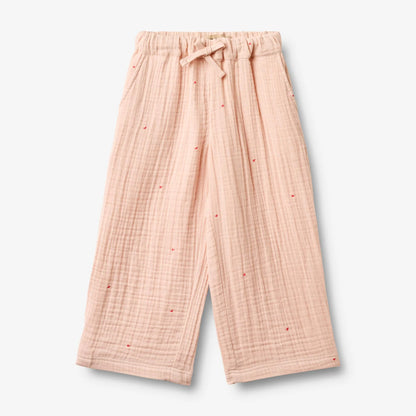 Wheat Leichte Musselinhose Sasha "Powder Hearts"