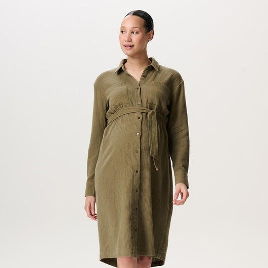 Noppies Vejen Kleid "Dark Olive"