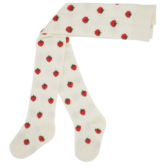 Flöss Strumpfhose Vera "Pointelle Berry"