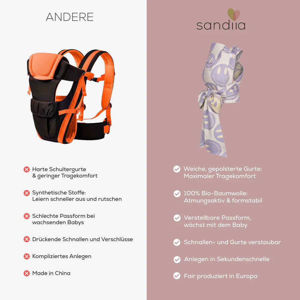 Sandiia Babycarrier - verschiedene Modelle