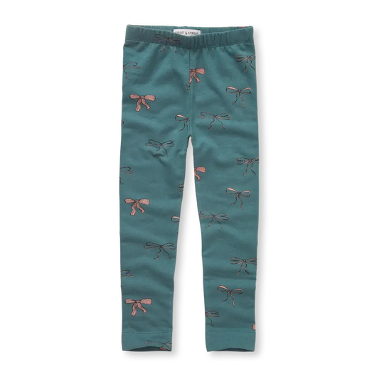 Sproet & Sprout Winter Leggins Bow
