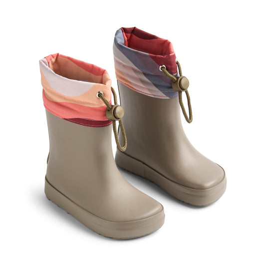 Wheat Barfuß-Gummistiefel Zerro "Grey Stone"