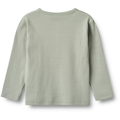 Wheat Langarmshirt Morris "Morning Mist"