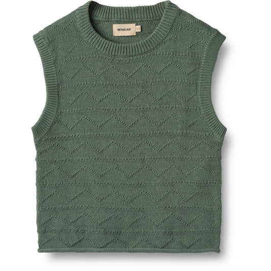 Wheat Strickweste Bobby "Duck Green"