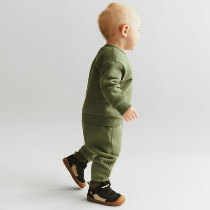 Wheat Sweatshirt Langarm Willi "Dusty Green"