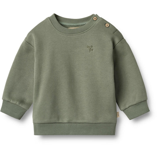 Wheat Sweatshirt Langarm Willi "Dusty Green"