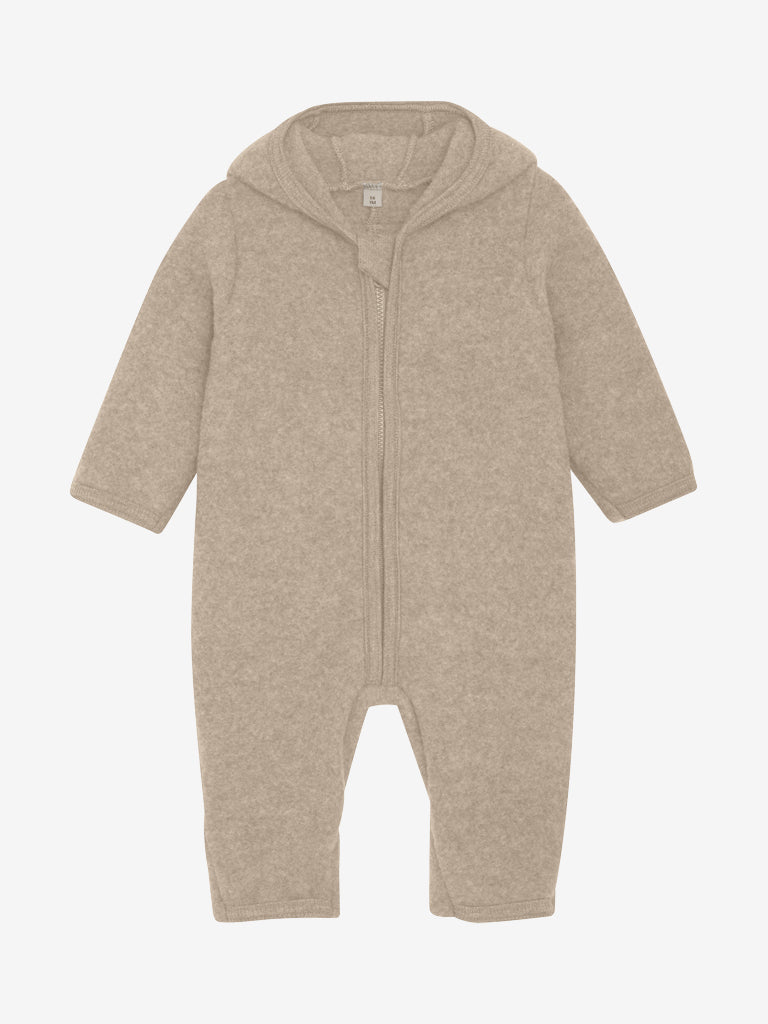 Huttelihut Wollfleeceoverall "Caramel Melange"