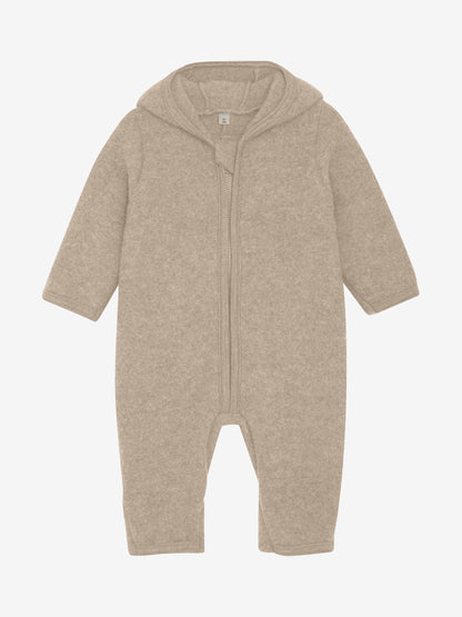 Huttelihut Wollfleeceoverall "Caramel Melange"