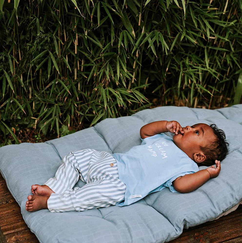 Sproet & Sprout Baby T-Shirt "Ice Cream Blue"