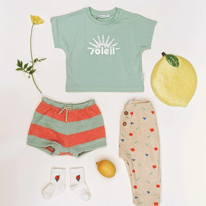 Sproet & Sprout Baby T-Shirt "Silt Green" – Soleil
