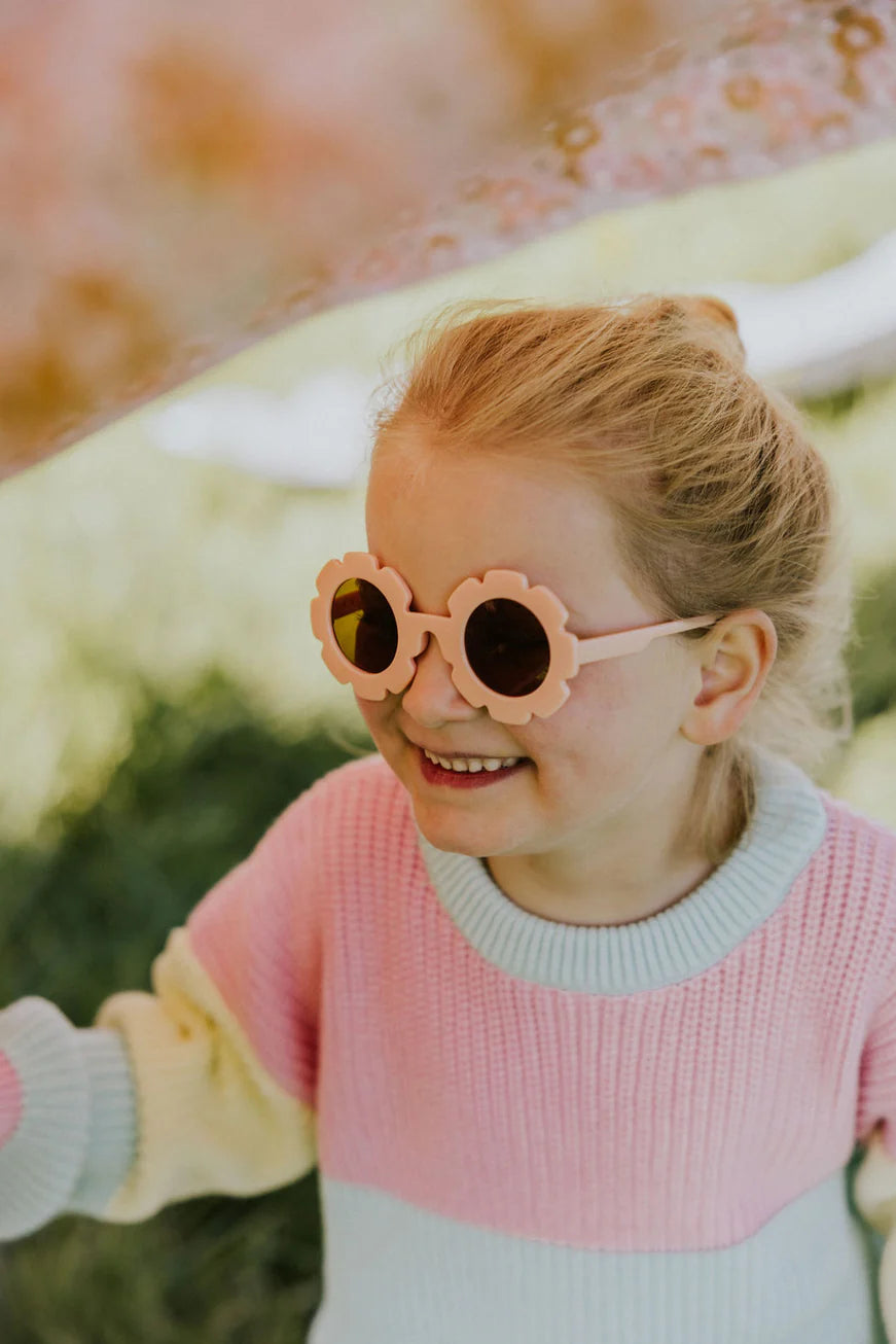 Yuki Strickpullover Color Block "Sticky Candy"