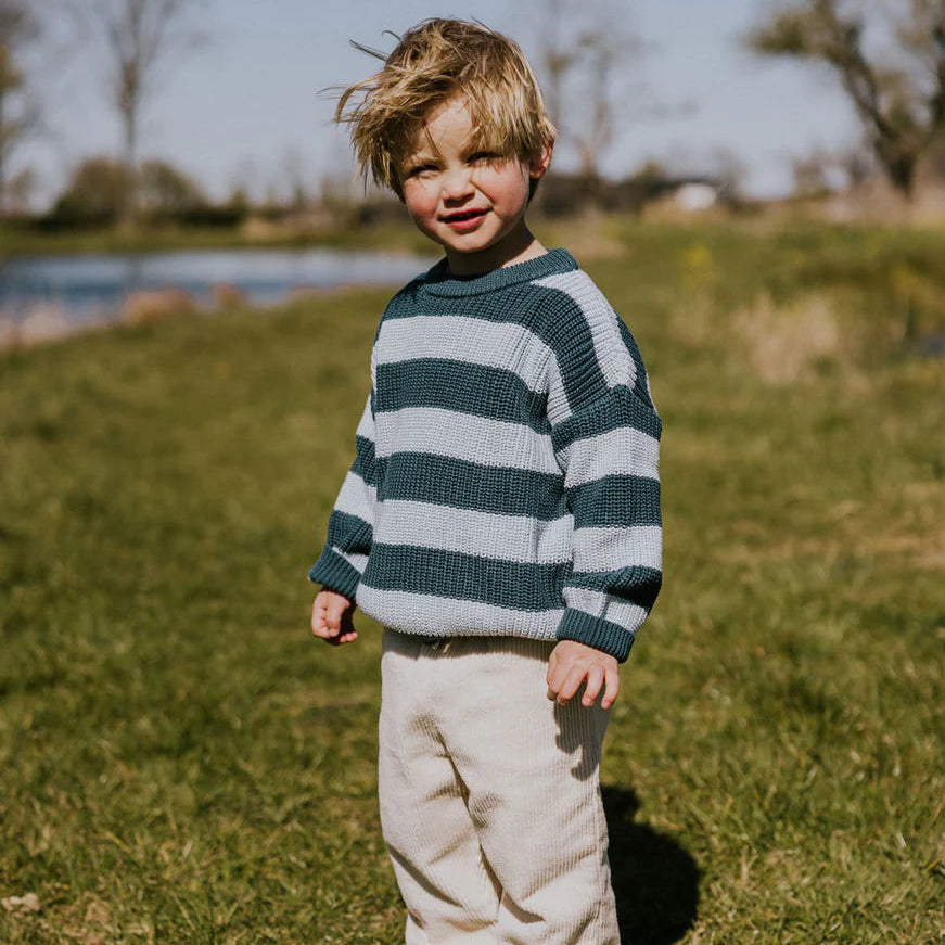 Yuki Strickpullover "Blue Bird"