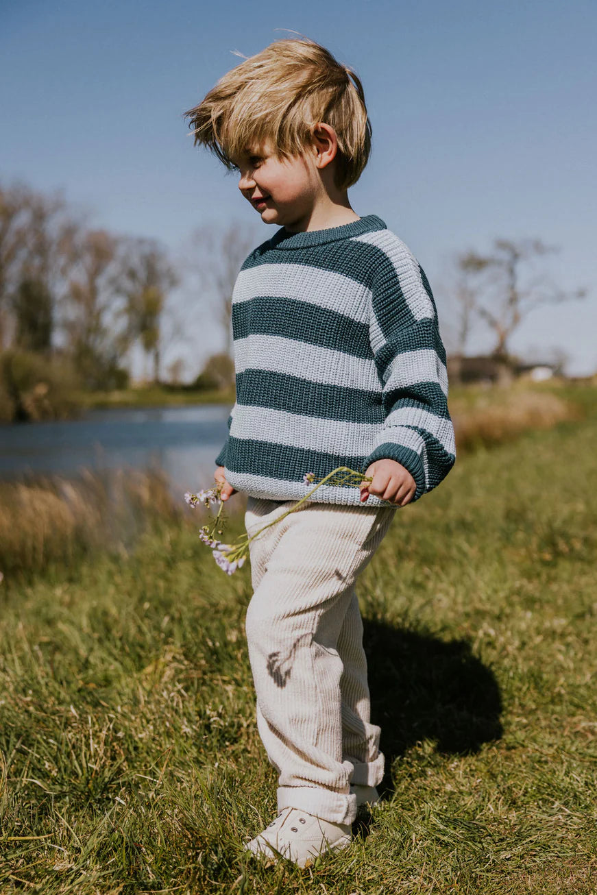 Yuki Strickpullover "Blue Bird"