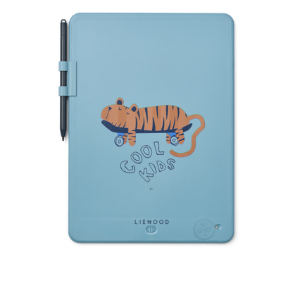 Liewood LCD Zeichentafel Zora "Tiger / Beach blue"