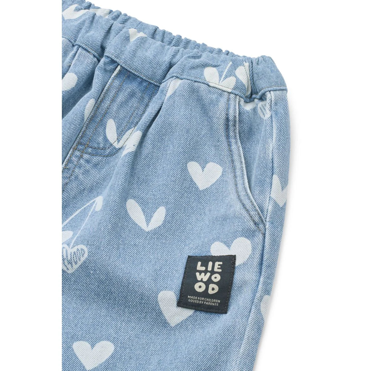 Liewood Kinder Jeanshose Borris "Sweethearts / Light Blue Denim"