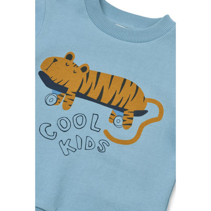 Liewood Kinder Sweatshirt Thora "Tiger / Beach Blue"