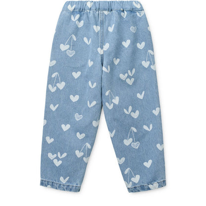 Liewood Kinder Jeanshose Borris "Sweethearts / Light Blue Denim"