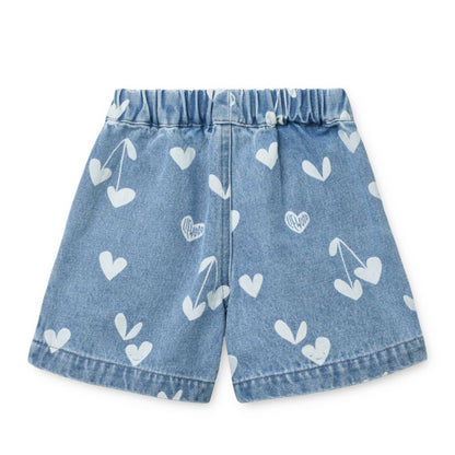 Liewood Kinder Jeansshorts Borrisa "Sweethearts / Light Blue Denim"