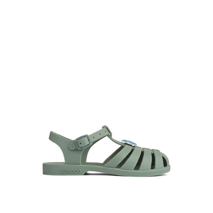Liewood Strand-Sandalen Bre mit Charms Kugelfisch - Peppermint